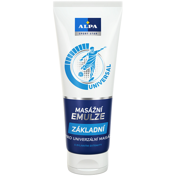 Alpa Sport Star Universal Basic Massageemulsion mit Kräuterextrakten 210 ml