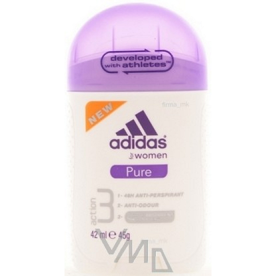 Adidas Action 3 Reiner Antitranspirant Deodorant Stick für Frauen 42 ml