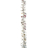 String breiter und schmaler Fransen, Silber Länge 200 cm
