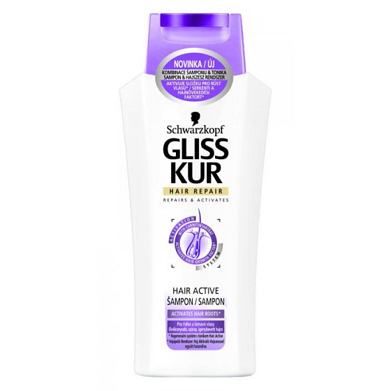 Gliss Kur Hair Active reduziert Haarausfall Shampoo 250 ml