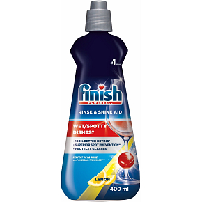 Finish Shine & Dry Lemon, Klarspüler für Geschirrspüler, 400 ml