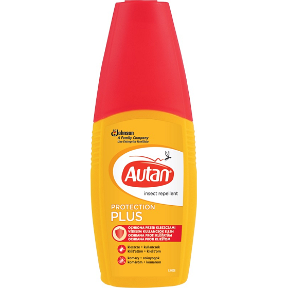 Autan Protection Plus Mücken- und Zeckenschutz 100 ml Sprühgerät