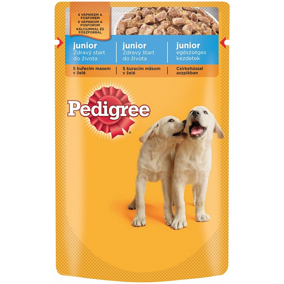 Pedigree Junior mit Huhn und Reis in Gelee Beutel 100 g