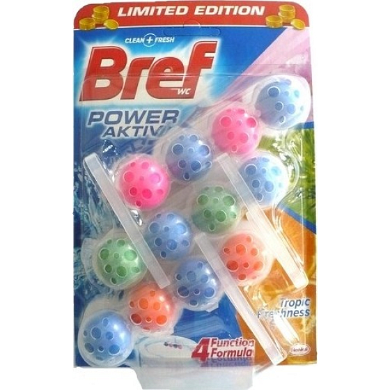 Bref Power Aktiv 4 Formula Tropic Frische WC-Block 3 x 50 g