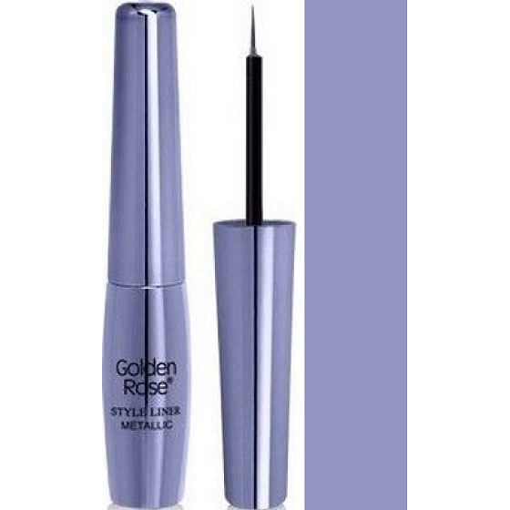 Golden Rose Style Liner Metallic Eyeliner Flüssiger Eyeliner 05 Lila 6,5 g