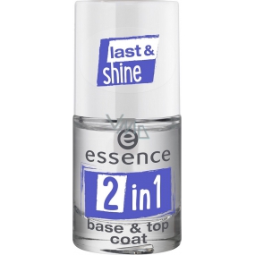 Essence 2in1 Base & Top Coat Basis und Decklack für Nägel 8 ml