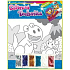 Glitzertechnik Dinosaurier und Tiere Tyrannosaurus 25 x 20,5 cm
