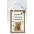 Nekupto Pets Holzschild Der beste Arzt hat 4 Pfoten... katze 11 x 17 cm