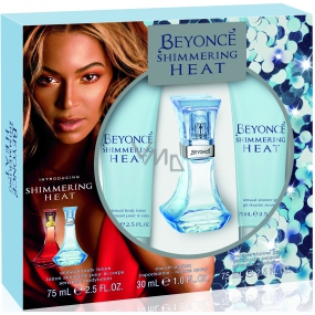 Beyoncé Shimmering Heat parfümiertes Wasser für Frauen 30 ml + Duschgel 75 ml + Körperlotion 75 ml, Kosmetikset