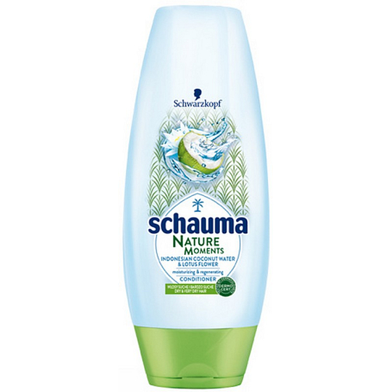 Schauma Nature Moments Indonesisches Kokoswasser und Lotusblüte Feuchtigkeits- und Regenerations-Haarbalsam 200 ml