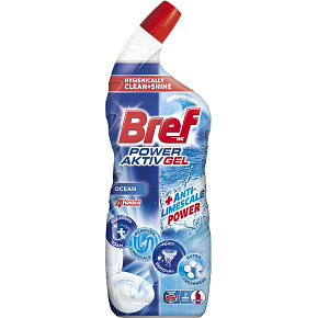 Bref WC Gel Power Aktiv Gel Ocean mit Lufterfrischer, 700 ml Bref WC Gel Power Aktiv Gel Ocean mit Lufterfrischer, 700 ml