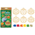 Amos Colors for Glass Weihnachtsset mit 6 Farben, 10,5 ml + 6 Glaskolben