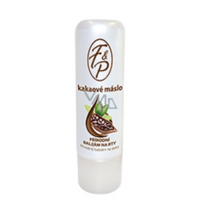 F & P Cocoa Butter Natürlicher Lippenbalsam 4 g