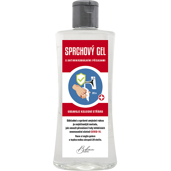 Bohemia Gifts Antimikrobielles Duschgel mit kolloidalem Silber 250 ml