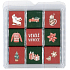 Nekupto Schokoladenpuzzle Weihnachtsschlittschuhe 11 x 11,5 x 0,7 cm, 9 x 5 g