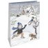 Nekupto Geschenk Papiertüte 32,5 x 26 x 13 cm Weihnachtskinder WBL 1942 02