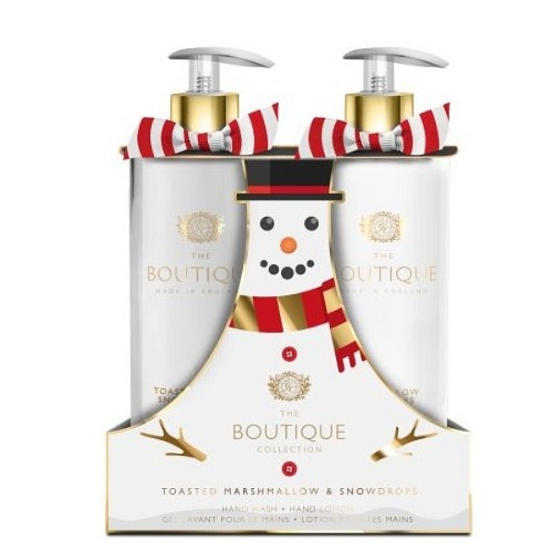 Grace Cole Gerösteter Marshmallow & Schneeglöckchen - Gerösteter Marshmallow und Schneeglöckchen Flüssigseifenspender 500 ml + Handmilchspender 500 ml, kosmetisches Handpflegeset