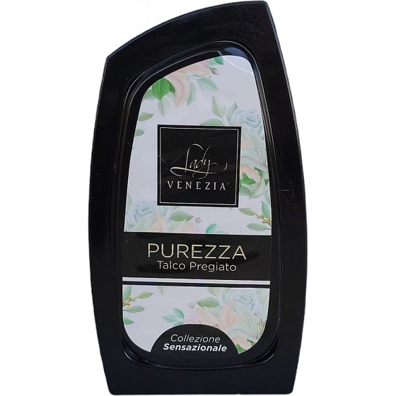 Lady Venezia Purezza Talco Pregiato - Precious powder gel air freshener tub 140 ml