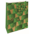 Nekupto Geschenkpapier Tasche 14 x 11 x 6,5 cm Weihnachtsbäume grün