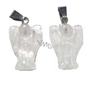 Quarz Engel Schutzengel Anhänger Naturstein handgeschliffen 2 - 2,2 cm, der perfekte Heiler Quarz Engel Schutzengel Anhänger Naturstein handgeschliffen 2 - 2,2 cm, der perfekte Heiler