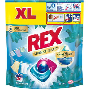 REX Wasch Kapseln Aromatherapy Lotus Universal 36 Wäschen, 432g