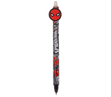 Colorino Gummierter Stift Spiderman schwarz rot rote Maske, blaue Mine 0,5 mm