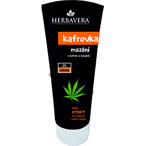 Herbavera Kafrovka mazání s kafrem a konopím, 200 ml Herbavera Kafrovka mazání s kafrem a konopím, 200 ml