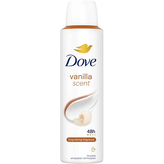 Dove Vanille Duft Antiperspirant für Frauen 150 ml
