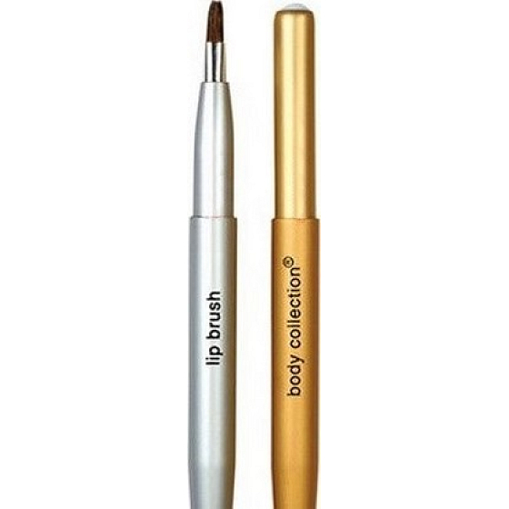 Body Collection Lippenbürste Metall versenkbar Gold / Silber 1 Stück