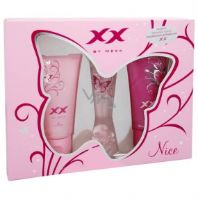 Mexx XX Nice EdT 20 ml Eau de Toilette + Duschgel + Körperlotion