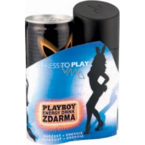 Playboy Hollywood Deodorant Spray für Männer 150 ml + Playboy Energy Drink 250 ml