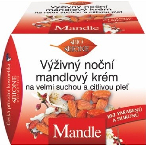 Bione Cosmetics Mandel nährende Nachtcreme für sehr trockene und empfindliche Haut 51 ml