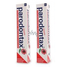 Parodontax Classic Zahnpasta gegen Zahnfleischbluten ohne Fluorid 2 x 75 ml, Duopack