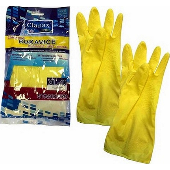 Clanax Standard Latexhandschuhe XL-10 extra groß 1 Paar