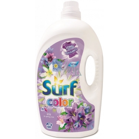 Surf Color Iris & Spring Rose Gel zum Waschen von farbiger Wäsche 60 Dosen von 3 l