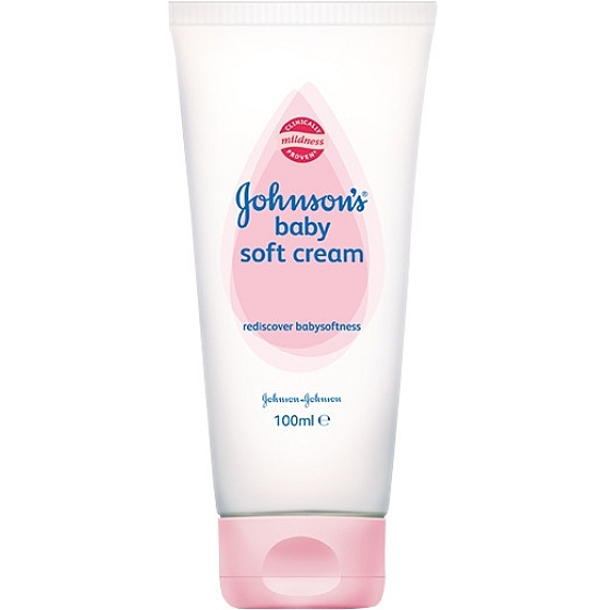 Johnsons Baby Soft Cream sanfte Pflegecreme für Kinder 100 ml