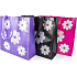 RSW Einkaufstasche mit Aufdruck 43 x 40 x 13 cm Blumen lila