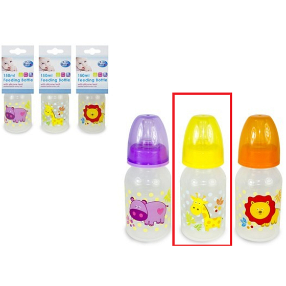 Erste Schritte Jungle 0+ Babyflasche Giraffe 150 ml