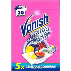 Vanish Color Protect Tücher gegen Flecken von Leinen 20 Stück