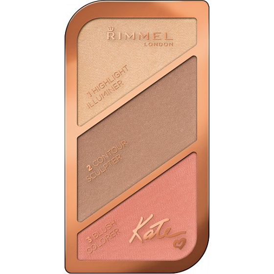 Rimmel London Kate Bildhauerpalette Konturierungspalette 002 Coral Glow 18,5 g
