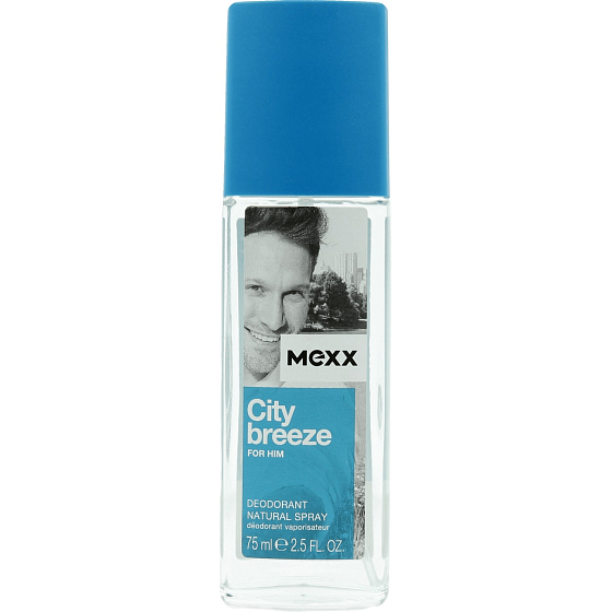 Mexx City Breeze for Him parfümiertes Deodorant Glas 75 ml