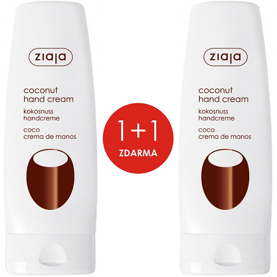 Ziaja Coconut Handcreme 2 x 80 ml, Duopack
