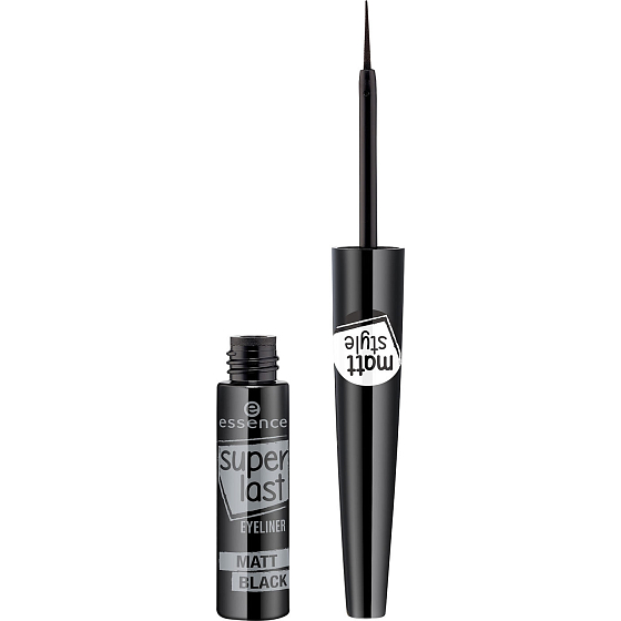Essence Superlast Eyeliner Matt Schwarzer Eyeliner 3 ml