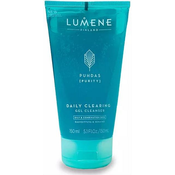 Lumene Cleansing Daily Clearing Gel Reinigungsgel für fettige Haut und Mischhaut 150 ml
