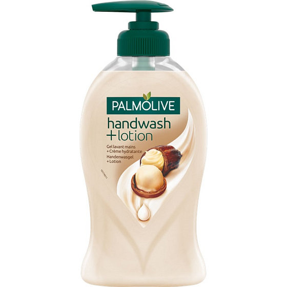 Palmolive Shea & Kakaobutter Handwash + Lotion Flüssigseife mit 250 ml Spender