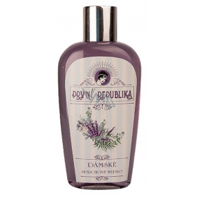 Bohemia Gifts First Republic Lavendel mit Oliven- und Traubenöl und Algenextraktöl Duschseife für Frauen 200 ml
