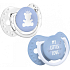 Lovi My Little Love Tröster Silikon dynamisches Blau für Kinder 0-2 Monate 2 Stück