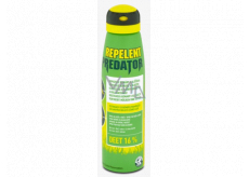 Predator Repellent Deet 16% Repellent Spray weist Mücken und Zecken 150 ml ab