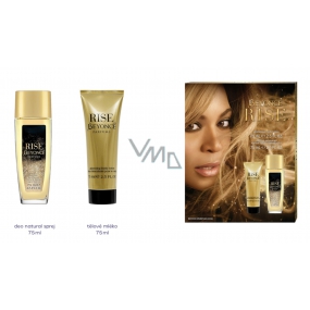 Beyoncé Rise parfümiertes Deodorantglas 75 ml + Körperlotion 75 ml Geschenkset für Frauen