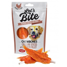 Brit Lets Bite Kausnacks mit Hühnerfilets Ergänzungsfutter für Hunde 300 g